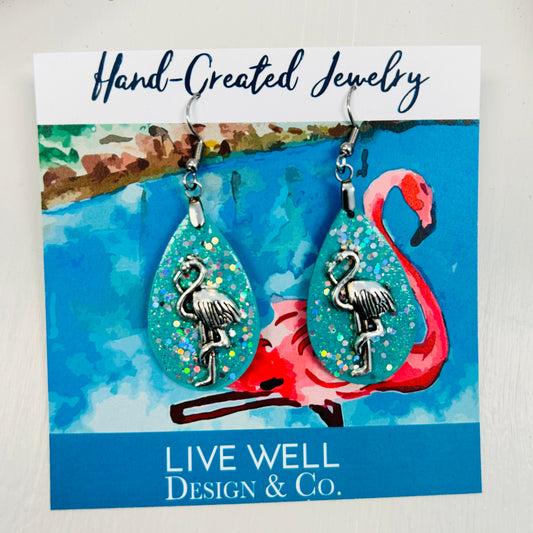 Flamingo Coastal Earrings