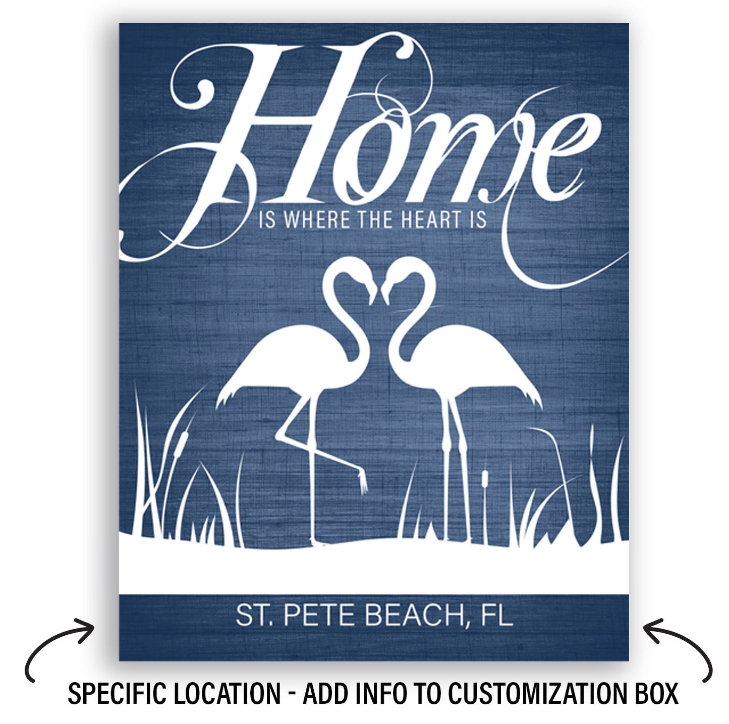 Customizable Location Flamingo Print  - The Perfect Gift for Any Special Occasion