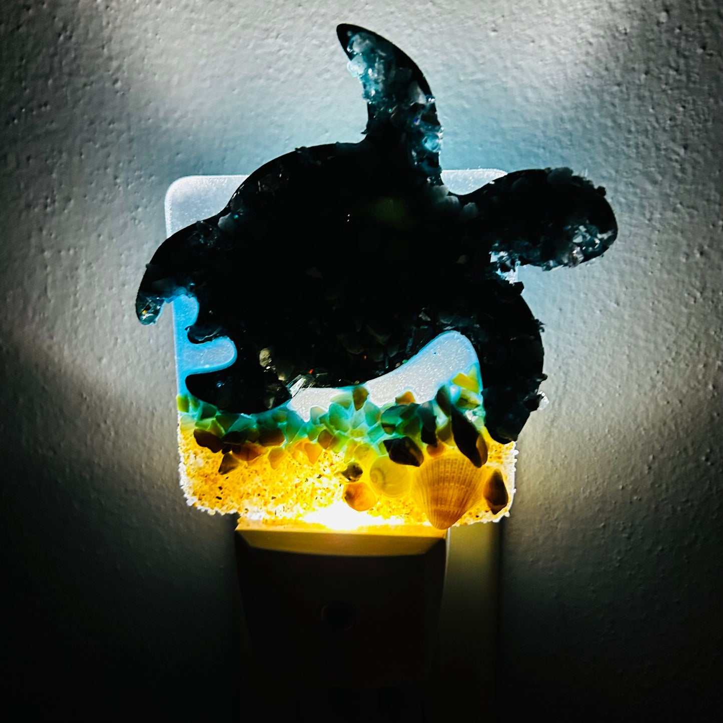 Turtle Coastal Handcrafted Night-Light